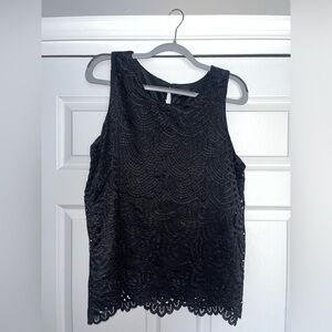 Black Lace Tank